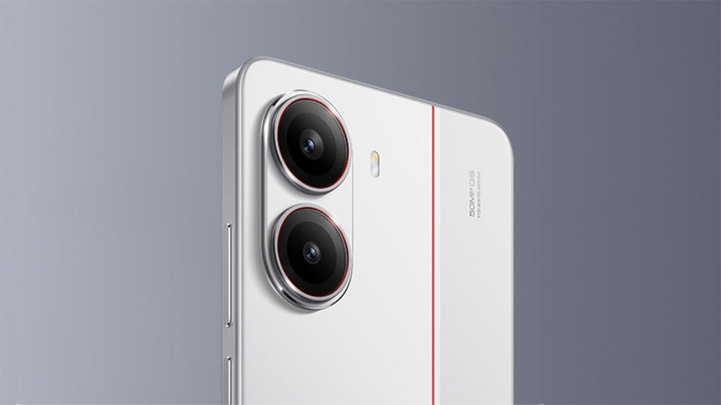 Redmi Turbo 4 Pro dual rear camera with 50MP main and 8MP ultrawide lens, capable of 4K video and advanced image stabilization.