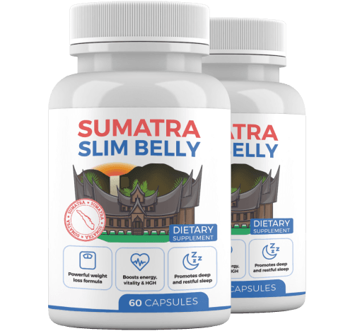 Sumatra Slim Belly Tonic bottle – natural supplement that supports weight management by promoting better sleep and metabolic balance