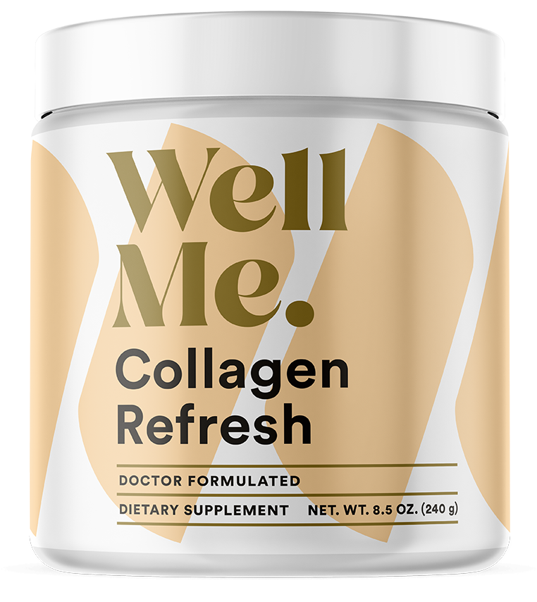 Collagen Refresh™ supplement bottle, designed to support natural collagen production for joint comfort.