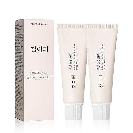 Korean Skin Care Solution SPF 50+ PA++++ sunscreen in 2PCS bottle set for all skin types, from KEHOO Store on Amazon