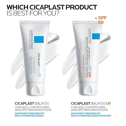 La Roche Posay Cicaplast Balm B5, Healing Ointment and Soothing Therapeutic Multi Purpose Cream for Dry & Irritated Skin, Body and Hand Balm, Baby Safe, Fragrance Free
