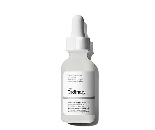 The Ordinary Niacinamide 10% + Zinc 1%, Smoothing Serum for Blemish-Prone Skin